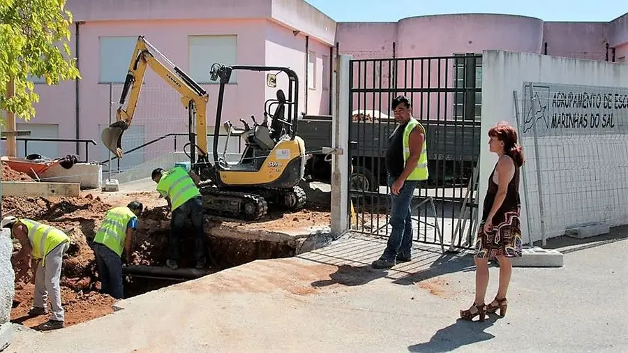 Três escolas de Rio Maior em obras Três escolas de Rio Maior em obras