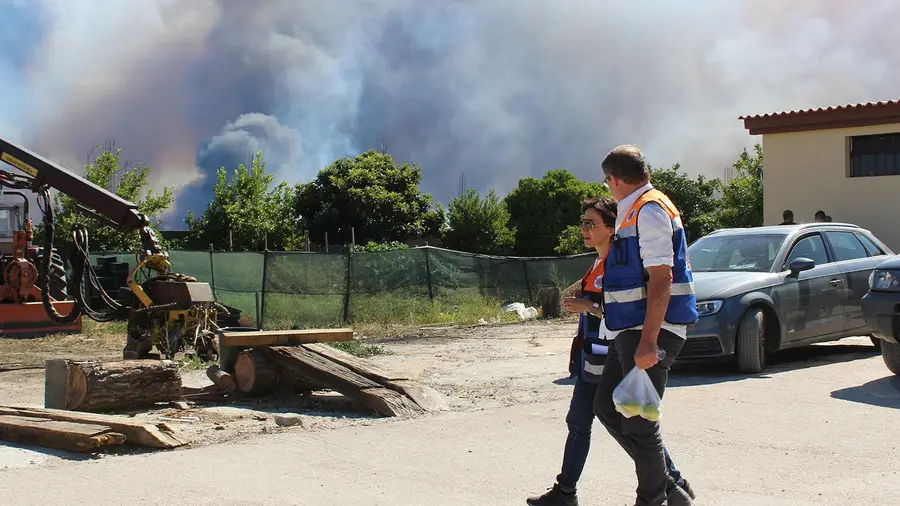 Dois incêndios em Abrantes “sem risco para pessoas” Dois incêndios em Abrantes “sem risco para pessoas”