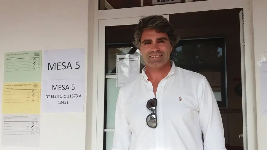 Carlos Pedro Pinheiro já votou em Benavente Carlos Pedro Pinheiro já votou em Benavente
