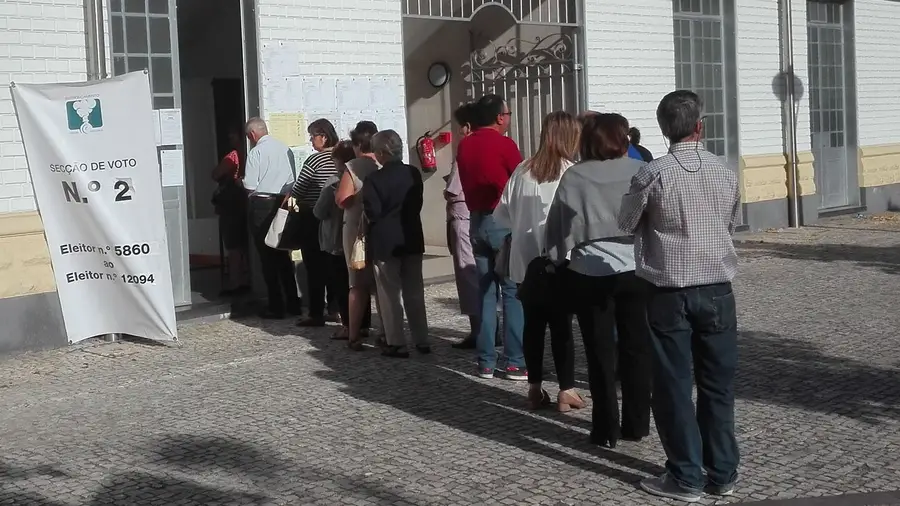 Poucos eleitores a votar a meio da manhã no Entroncamento Poucos eleitores a votar a meio da manhã no Entroncamento