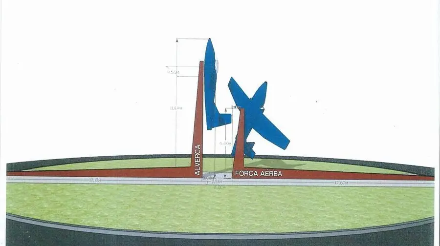 Alverca quer dois aviões na principal rotunda da cidade Alverca quer dois aviões na principal rotunda da cidade
