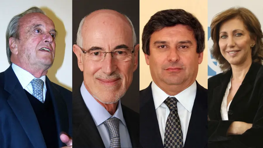Francisco Pinto Balsemão, Proença de Carvalho, Paulo Fernandes e Rosa Cullell Francisco Pinto Balsemão, Proença de Carvalho, Paulo Fernandes e Rosa Cullell