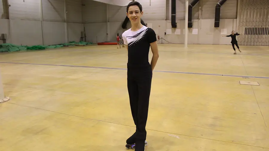 João Reis quer chegar longe na patinagem artística João Reis quer chegar longe na patinagem artística