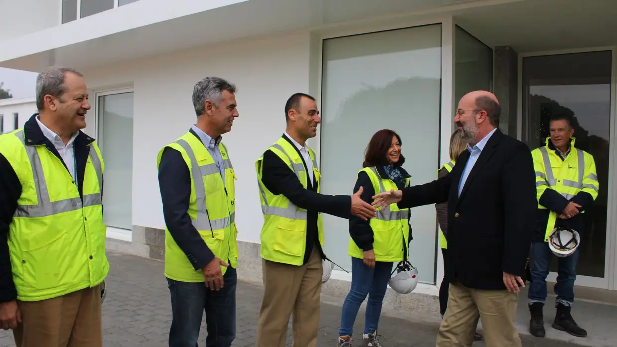 Visita do Ministro do Ambiente à ETA de Vale da Pedra