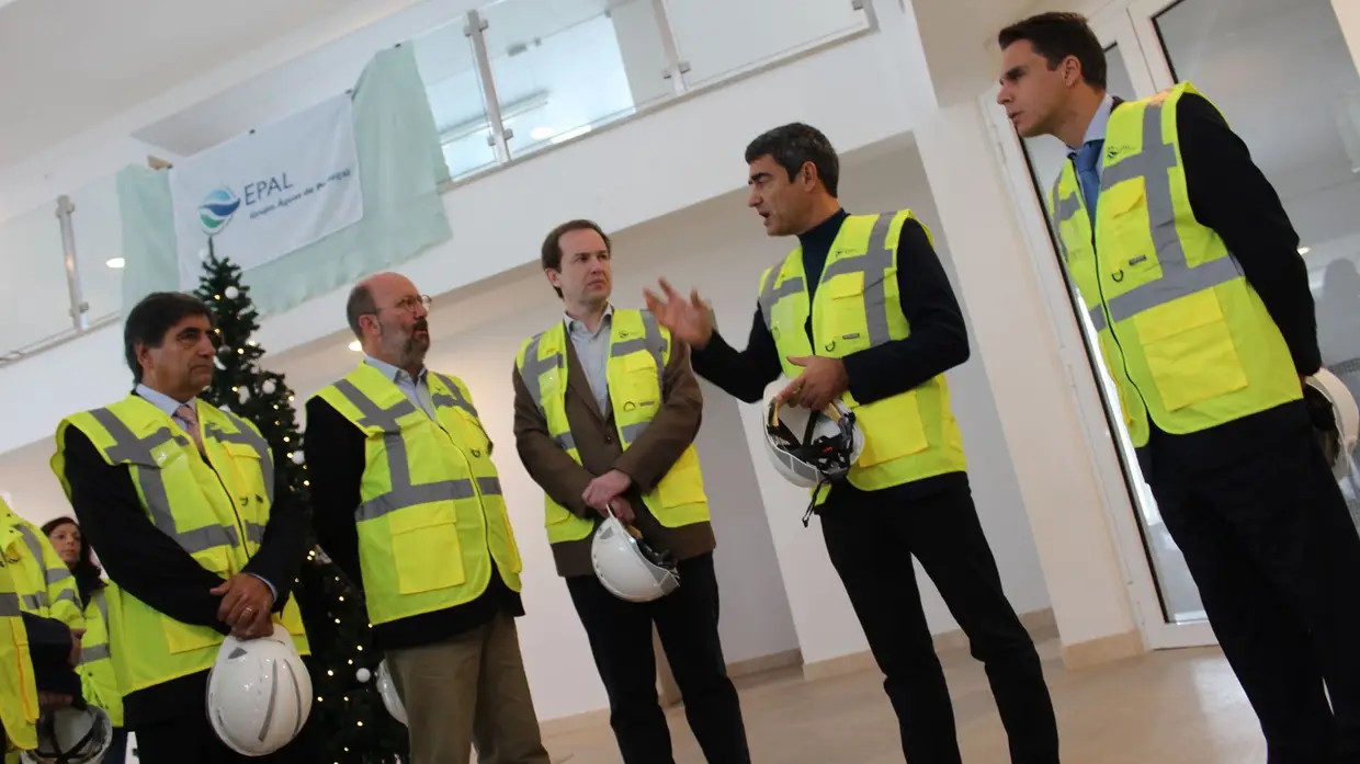 Visita do Ministro do Ambiente à ETA de Vale da Pedra