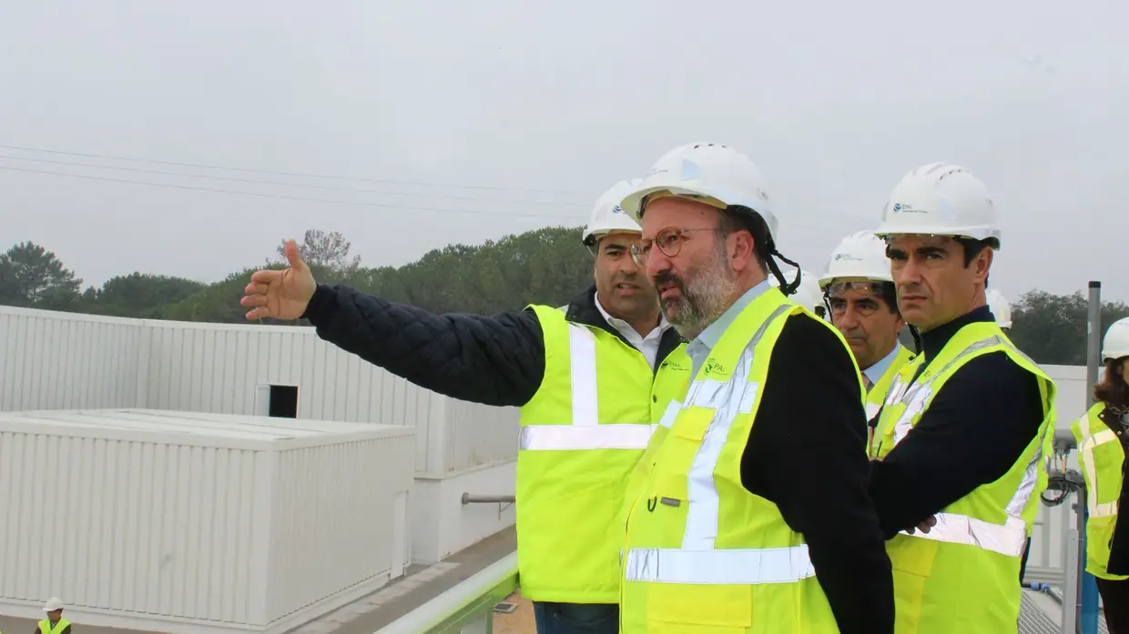 Visita do Ministro do Ambiente à ETA de Vale da Pedra