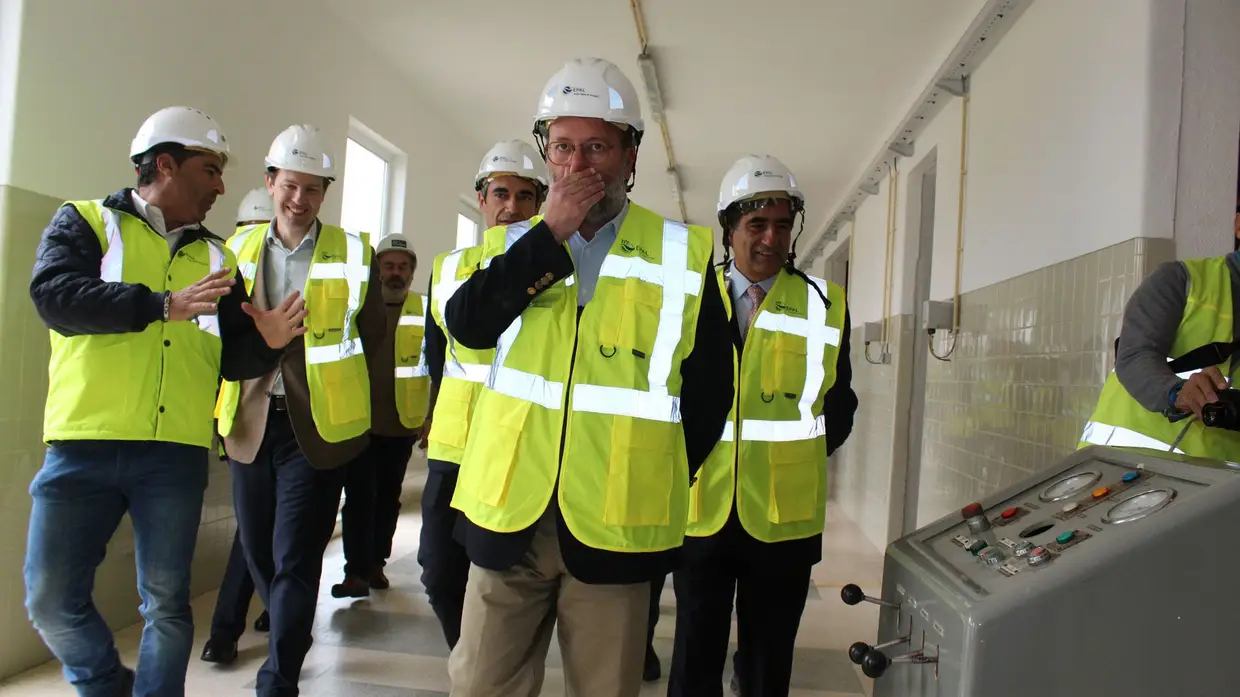 Visita do Ministro do Ambiente à ETA de Vale da Pedra