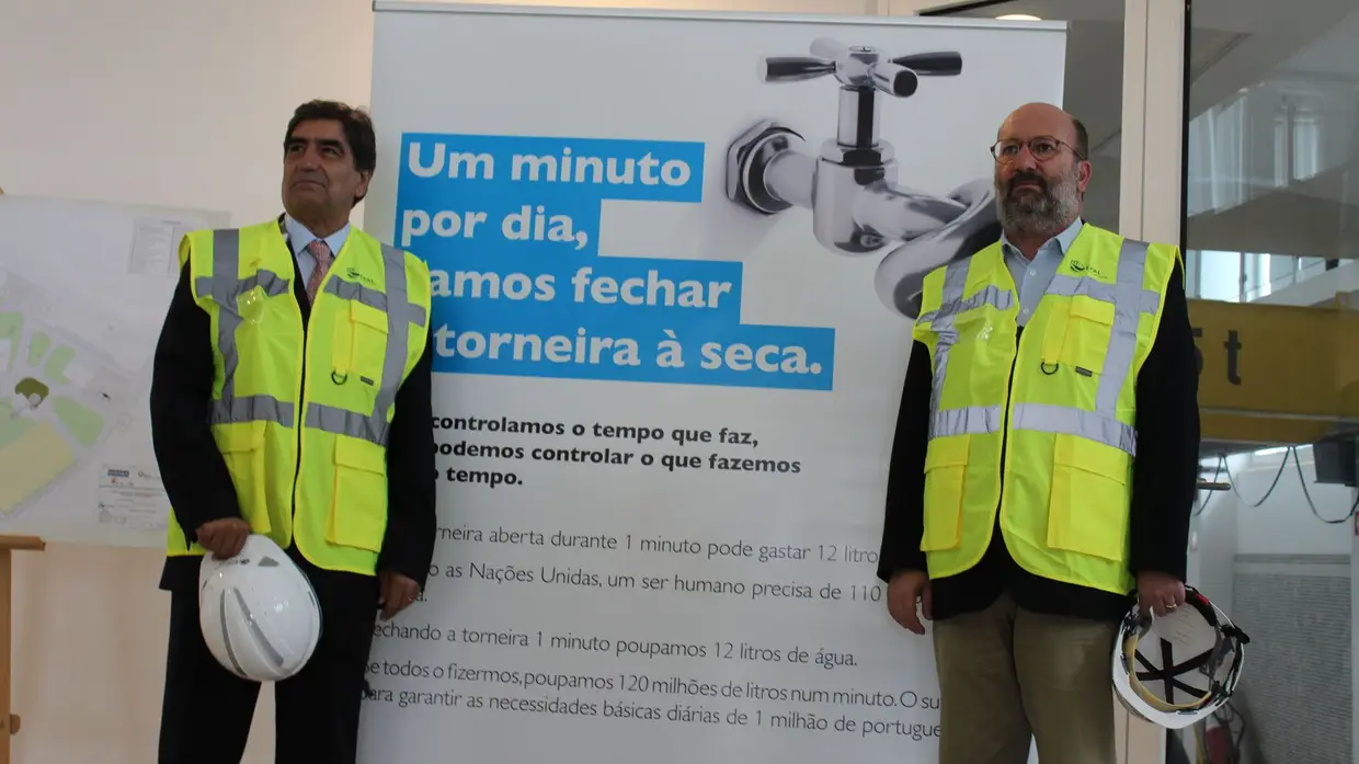 Visita do Ministro do Ambiente à ETA de Vale da Pedra