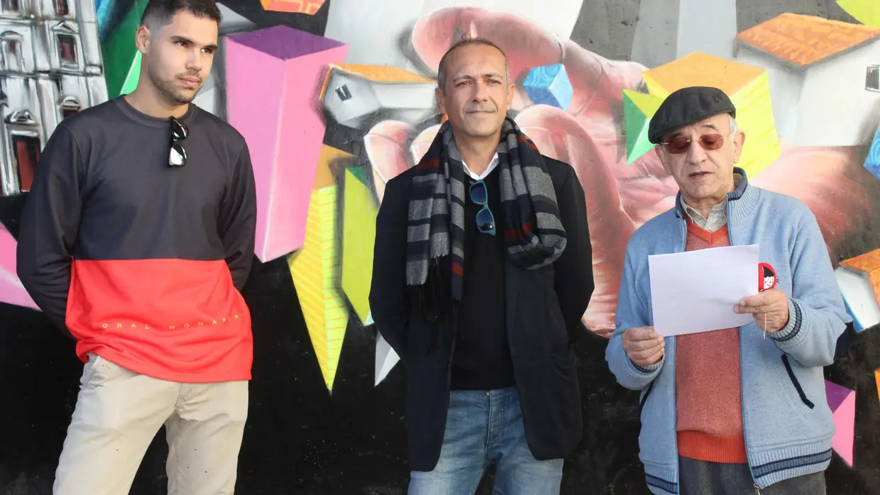 Inauguração do mural "Dream Walkers" de Francisco Camilo