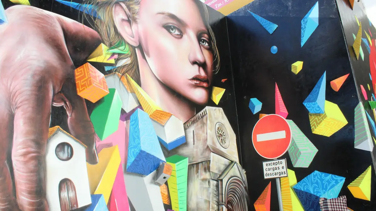 Inauguração do mural "Dream Walkers" de Francisco Camilo