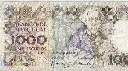 Prazo para troca de notas de escudos termina na sexta-feira Prazo para troca de notas de escudos termina na sexta-feira