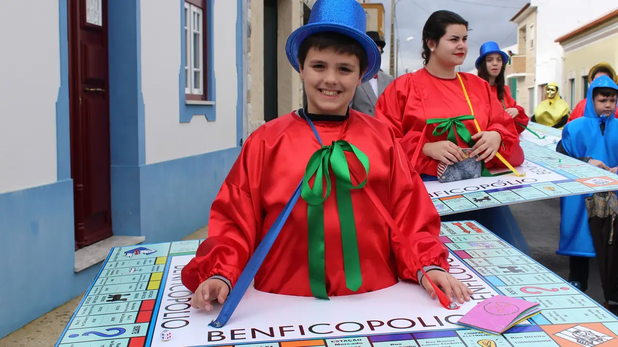 Corso carnavalesco em Benfica do Ribatejo