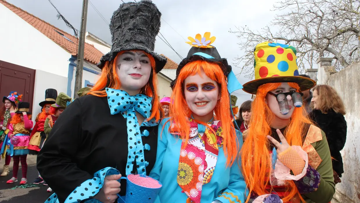 Corso carnavalesco em Benfica do Ribatejo