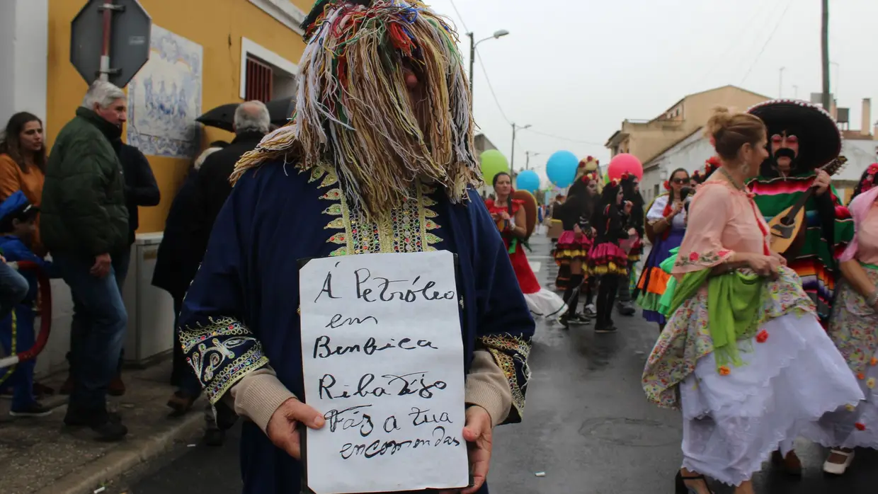 Corso carnavalesco em Benfica do Ribatejo