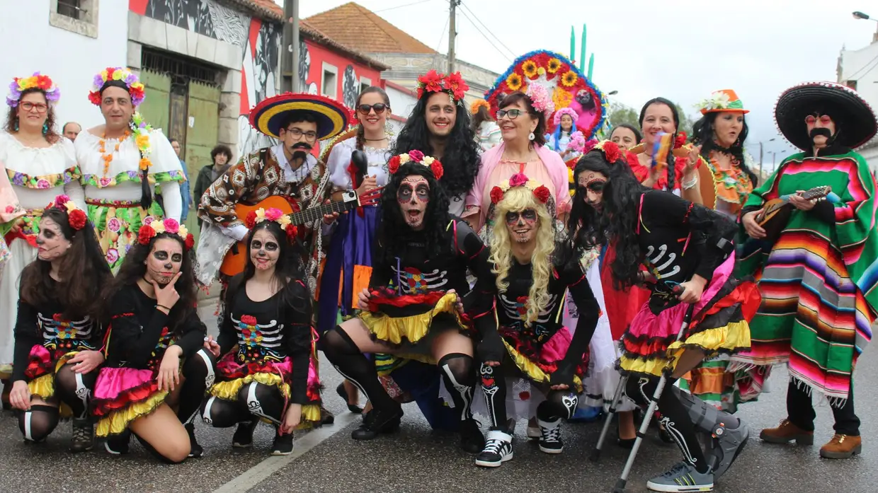 Corso carnavalesco em Benfica do Ribatejo