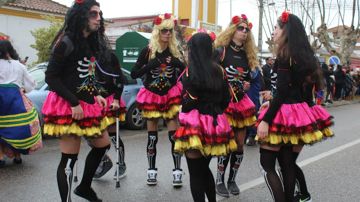 Corso carnavalesco em Benfica do Ribatejo