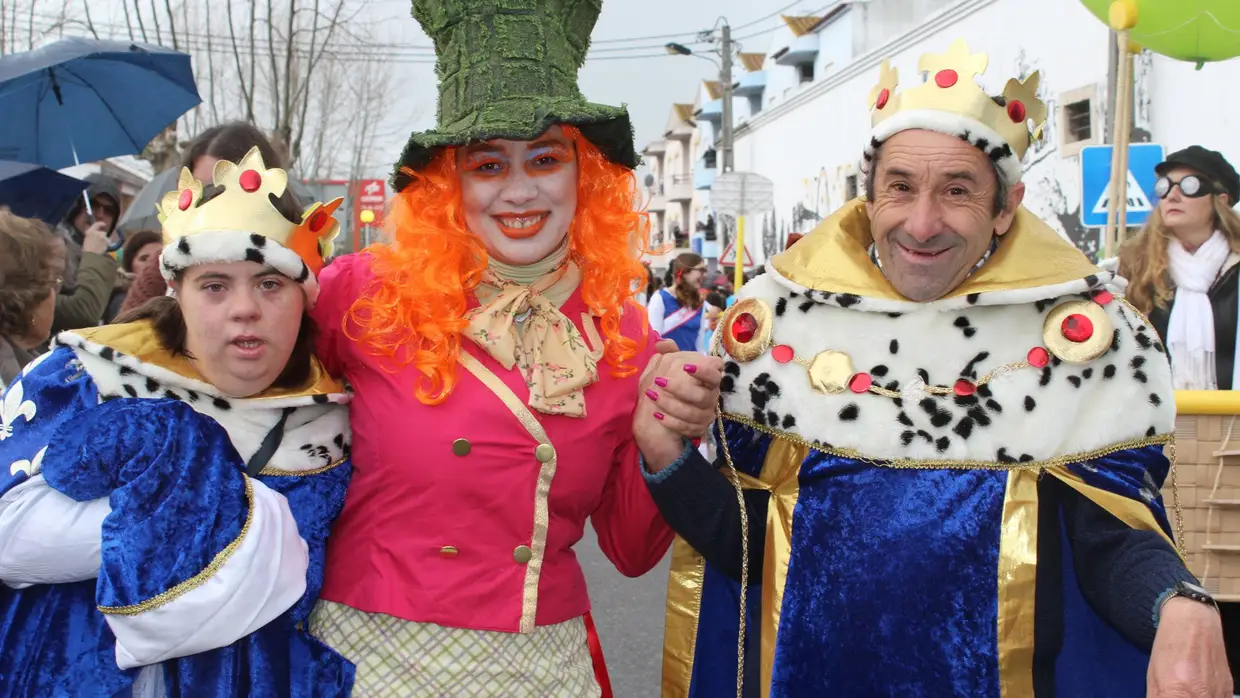 Corso carnavalesco em Benfica do Ribatejo