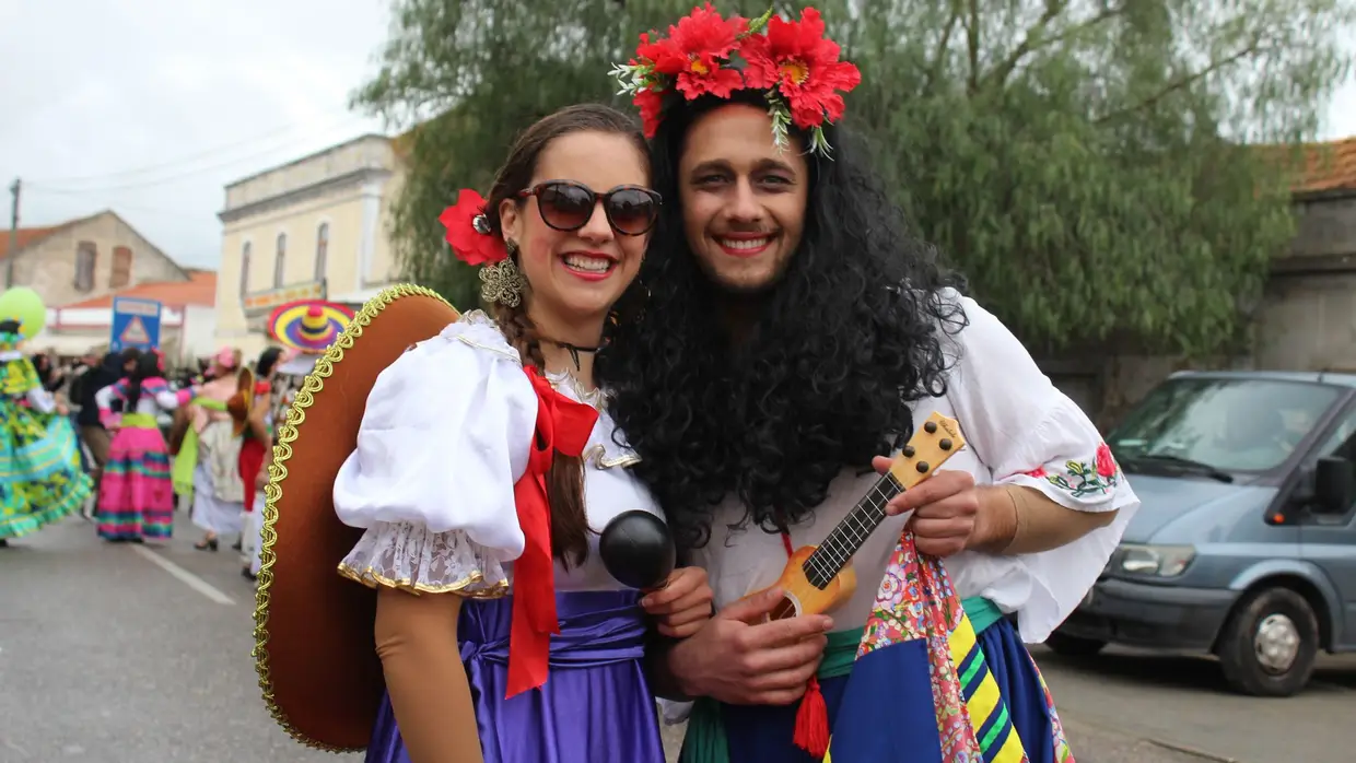 Corso carnavalesco em Benfica do Ribatejo