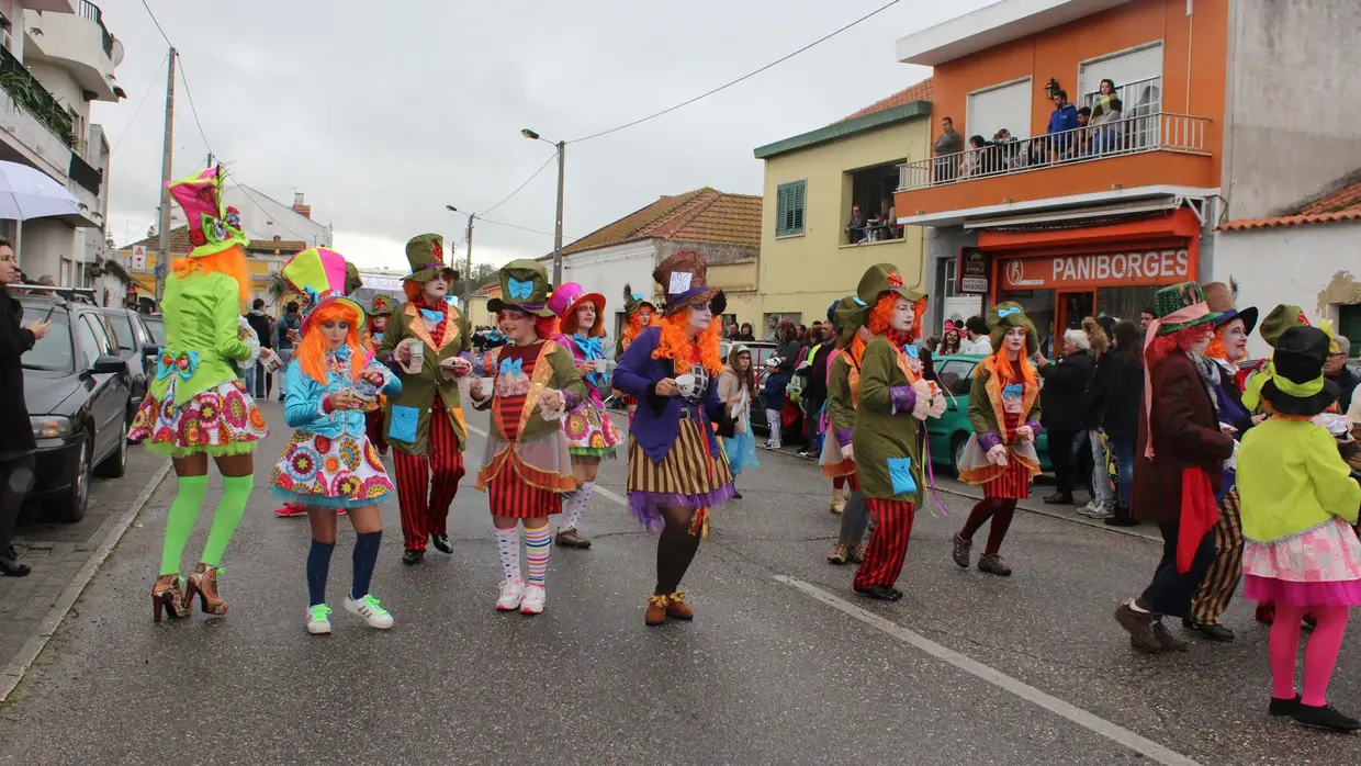 Corso carnavalesco em Benfica do Ribatejo