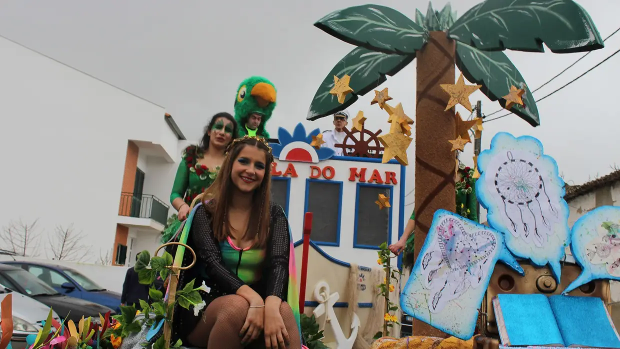 Corso carnavalesco em Benfica do Ribatejo