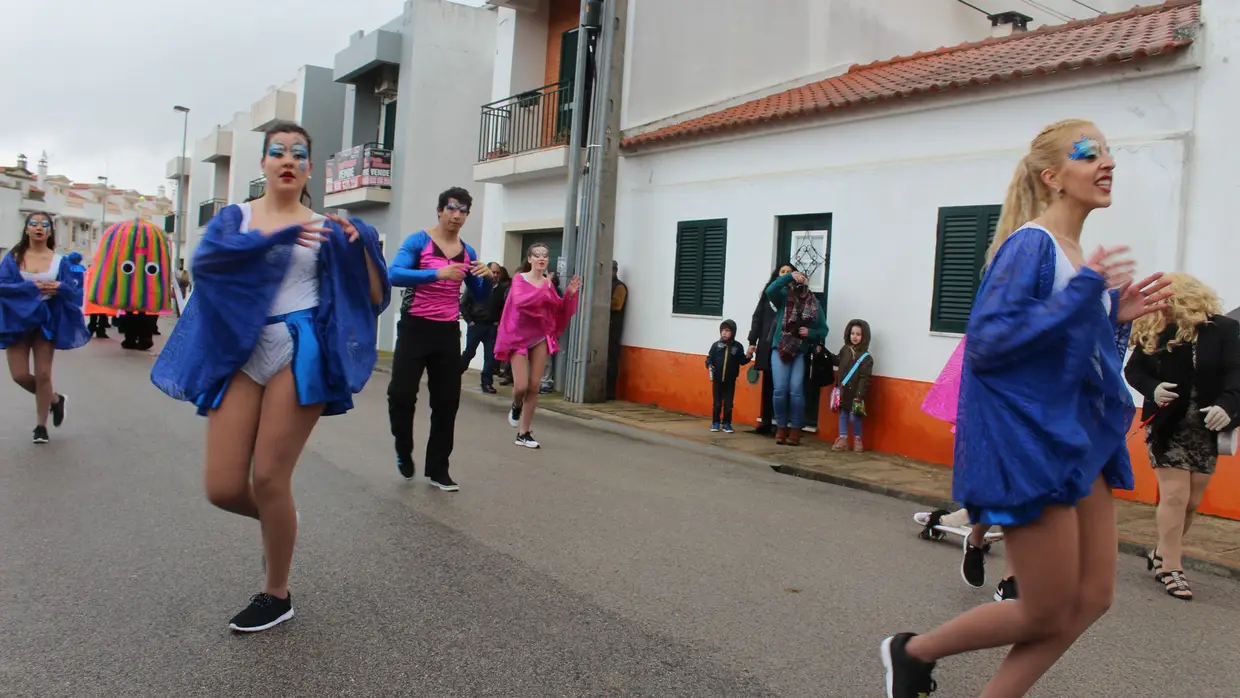 Corso carnavalesco em Benfica do Ribatejo