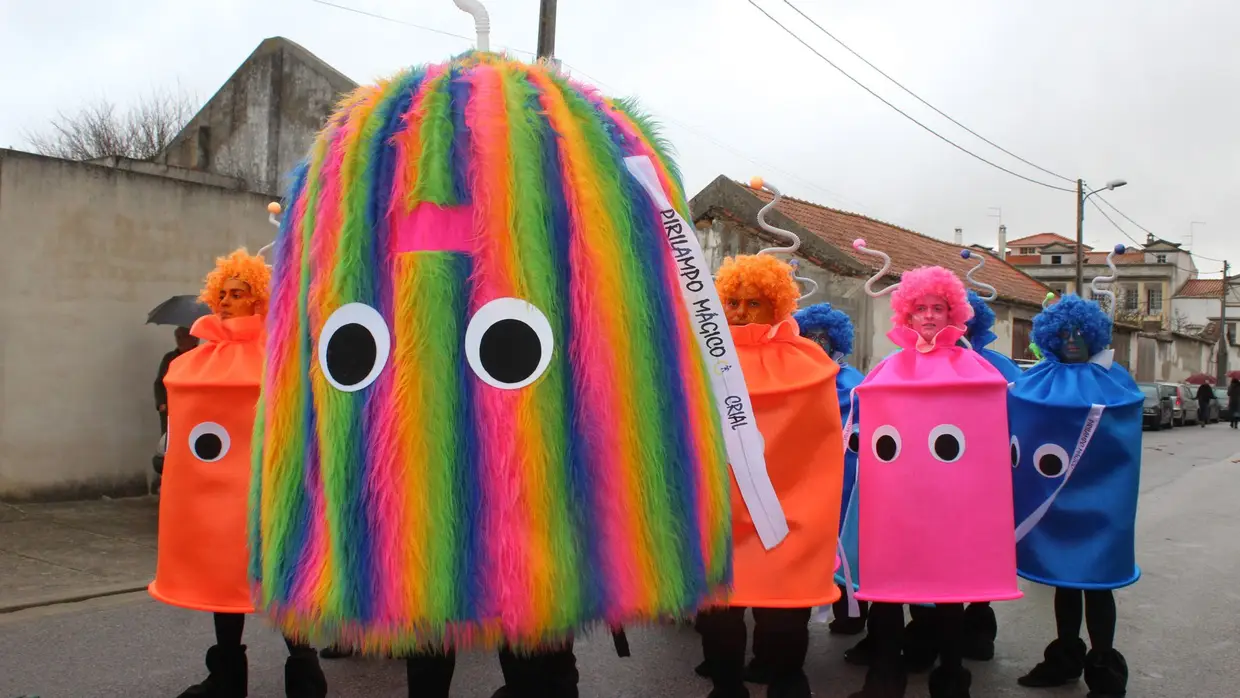 Corso carnavalesco em Benfica do Ribatejo