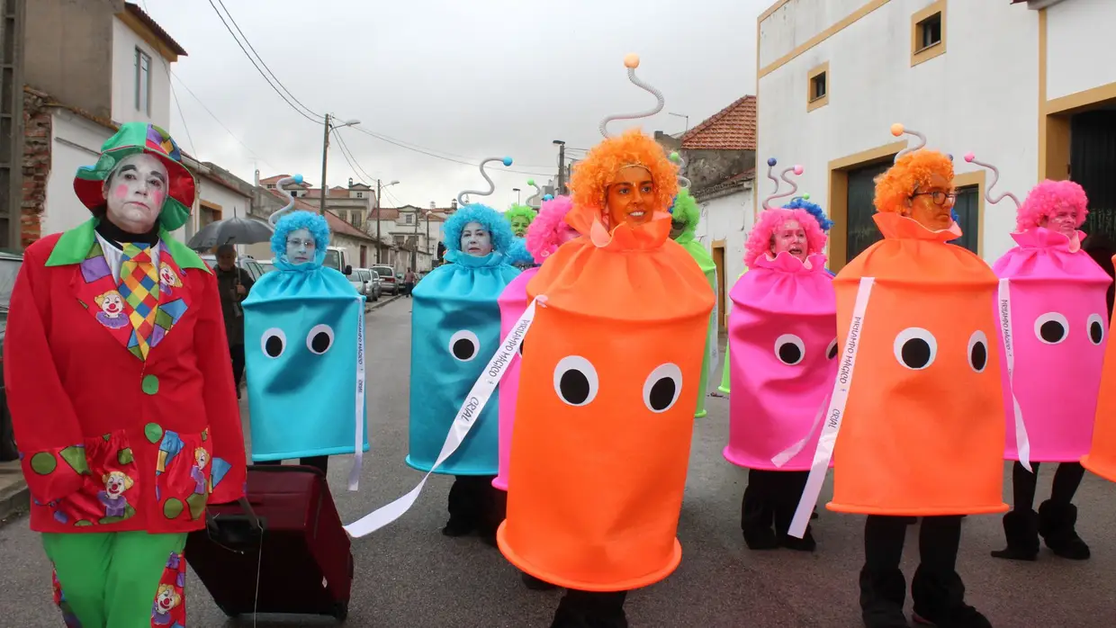 Corso carnavalesco em Benfica do Ribatejo