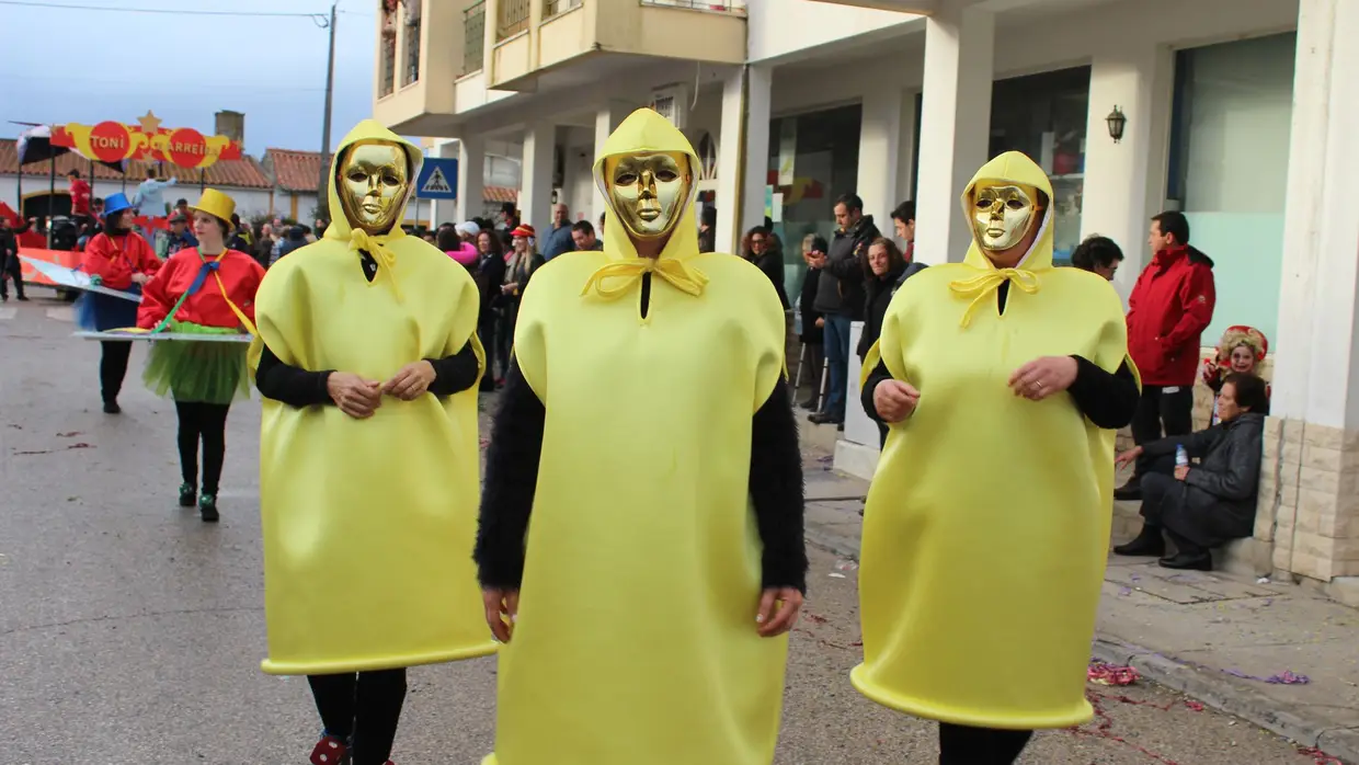Corso carnavalesco em Benfica do Ribatejo