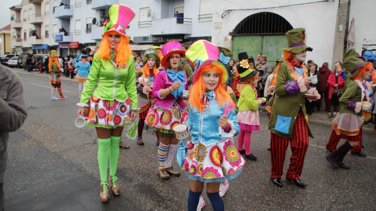 Corso carnavalesco em Benfica do Ribatejo