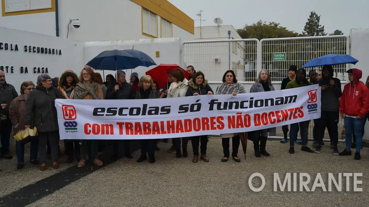 Protesto na Escola do Forte da Casa