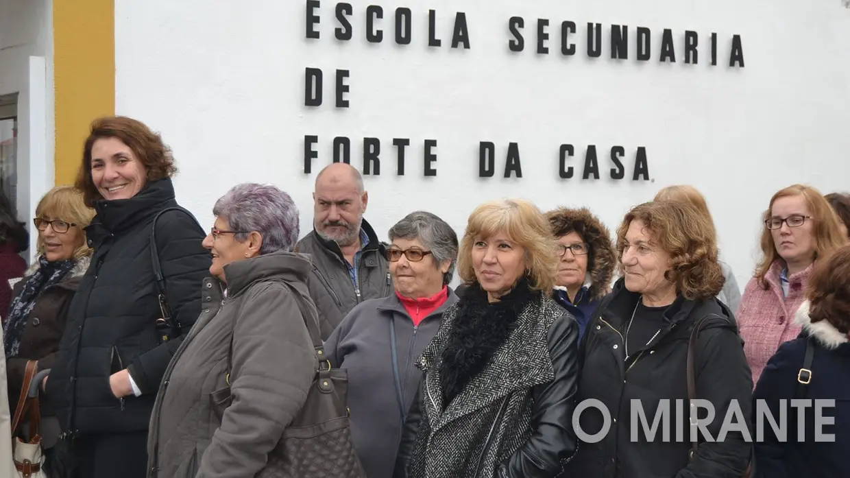 Protesto na Escola do Forte da Casa