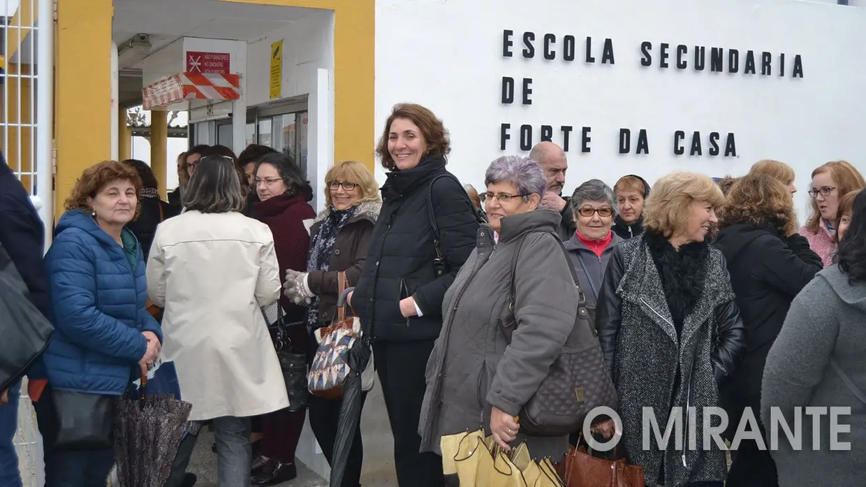 Protesto na Escola do Forte da Casa
