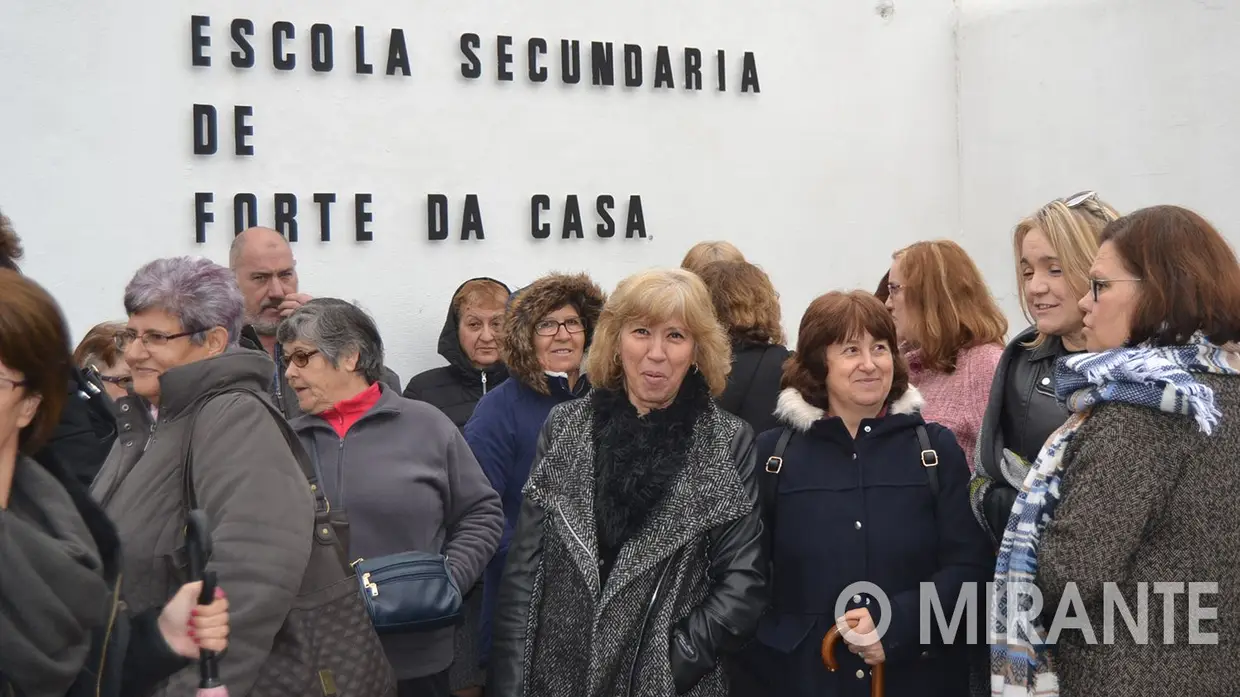 Protesto na Escola do Forte da Casa