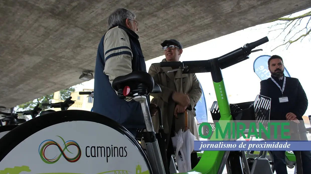 Inauguração do sistema de bicicletas partilhadas em Coruche