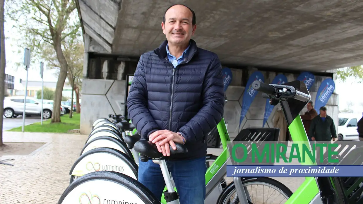Inauguração do sistema de bicicletas partilhadas em Coruche