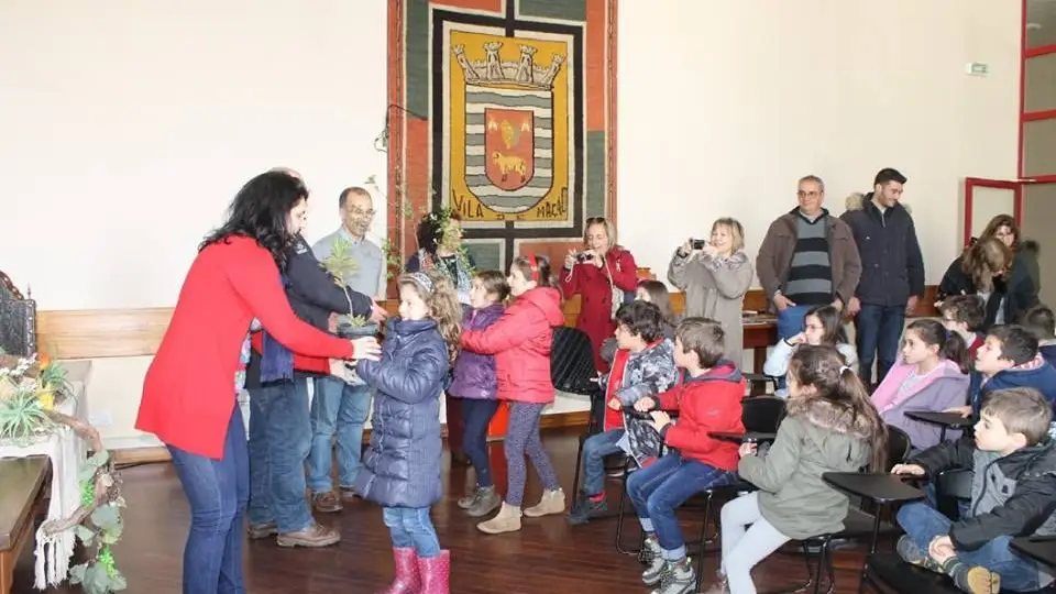Alunos do Entroncamento compram árvores para oferecer a Mação
