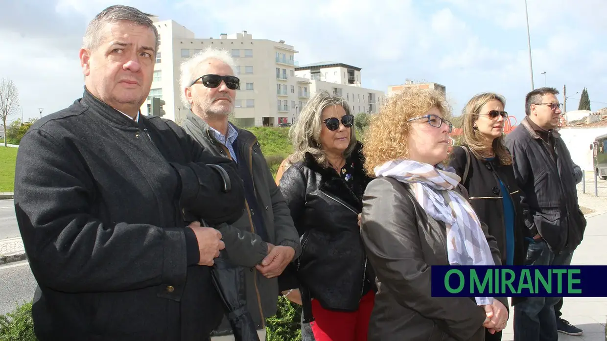Homenagem a Salgueiro Maia no Jardim dos Cravos em Santarém