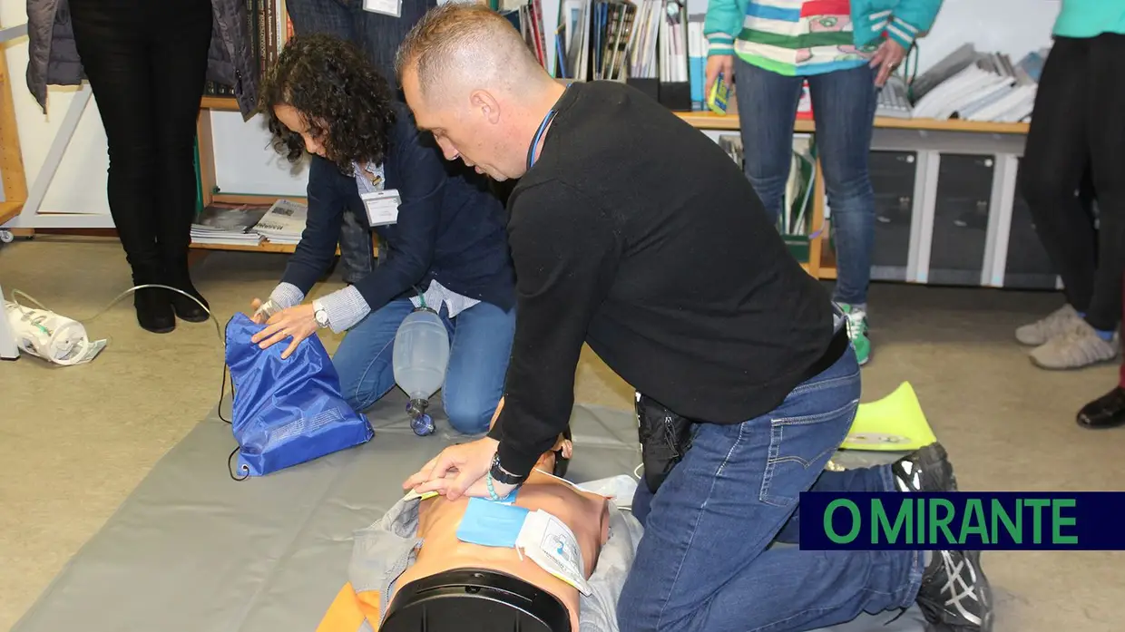 Curso de Suporte Básico de Vida no centro de Saúde de Almeirim