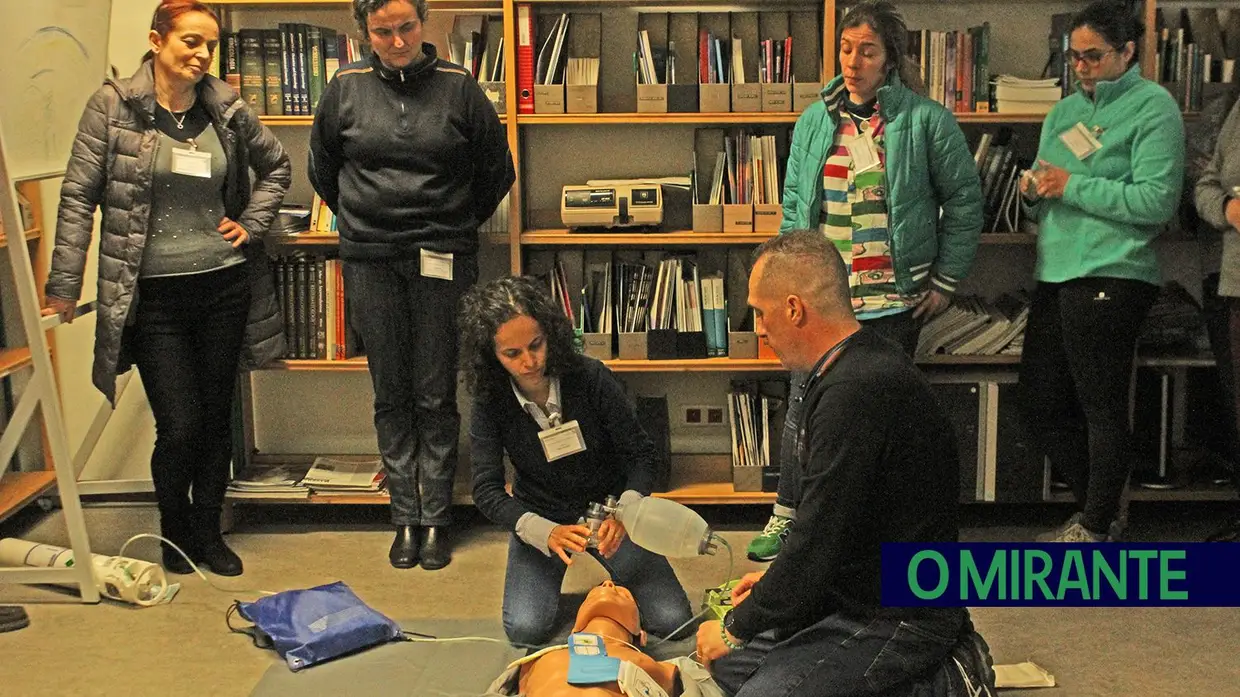 Curso de Suporte Básico de Vida no centro de Saúde de Almeirim