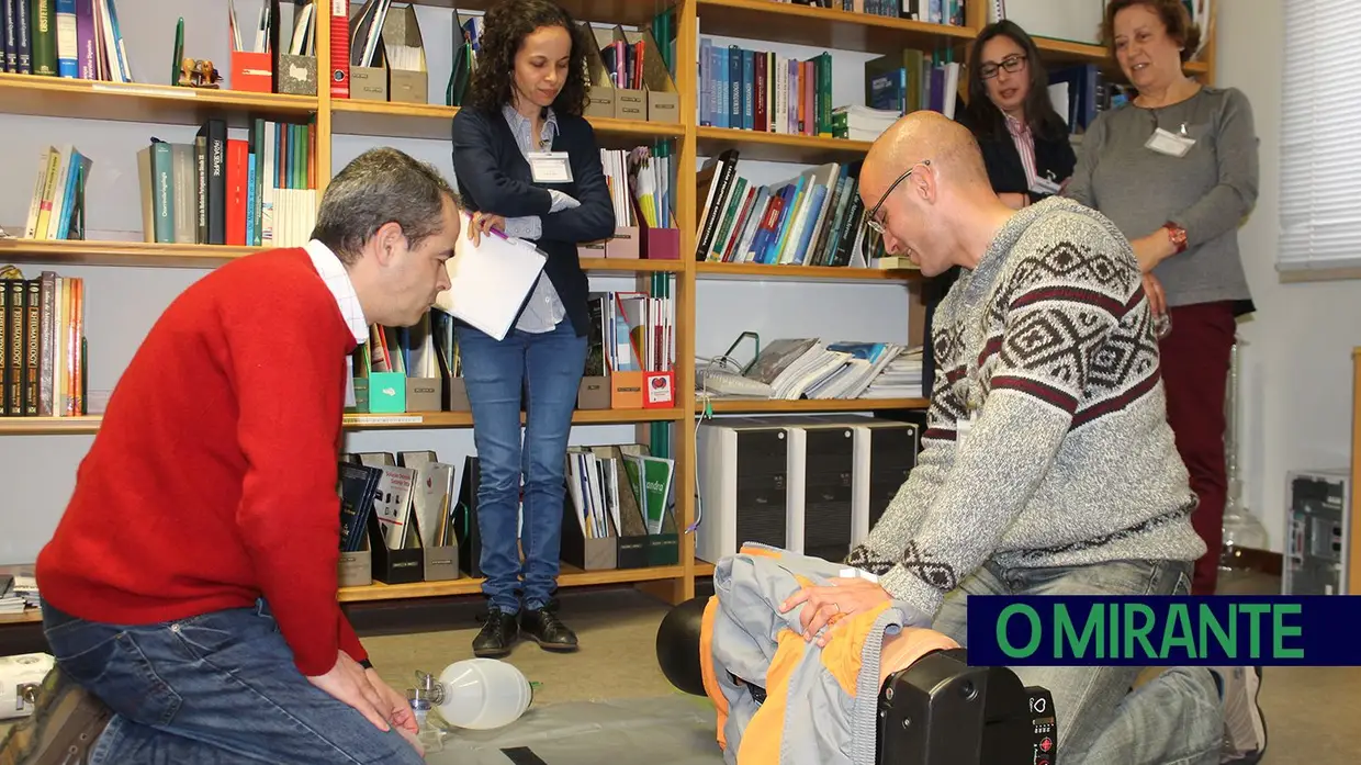 Curso de Suporte Básico de Vida no centro de Saúde de Almeirim