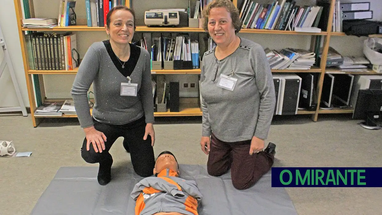 Curso de Suporte Básico de Vida no centro de Saúde de Almeirim