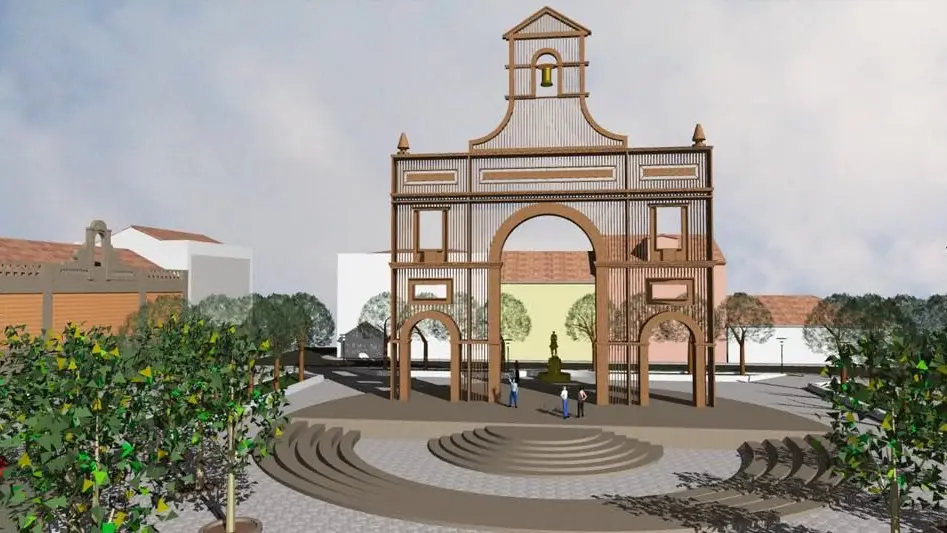 Remodelação do Jardim da República em Almeirim