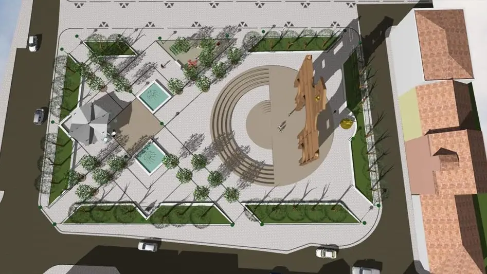 Remodelação do Jardim da República em Almeirim