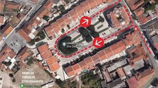Alteração ao trânsito na Vila das Taipas em Almeirim Alteração ao trânsito na Vila das Taipas em Almeirim