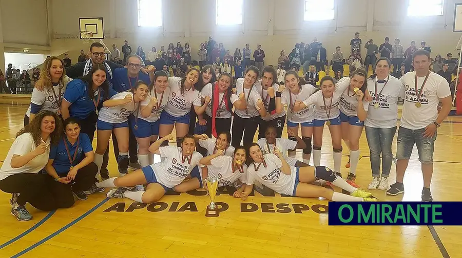 Juniores do JAC-Alcanena campeãs nacionais de andebol Juniores do JAC-Alcanena campeãs nacionais de andebol