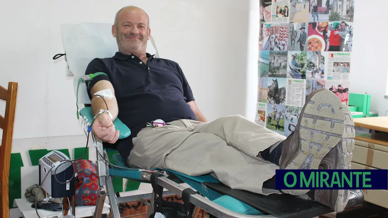 Dádiva de Sangue nas instalações de O MIRANTE em Santarém