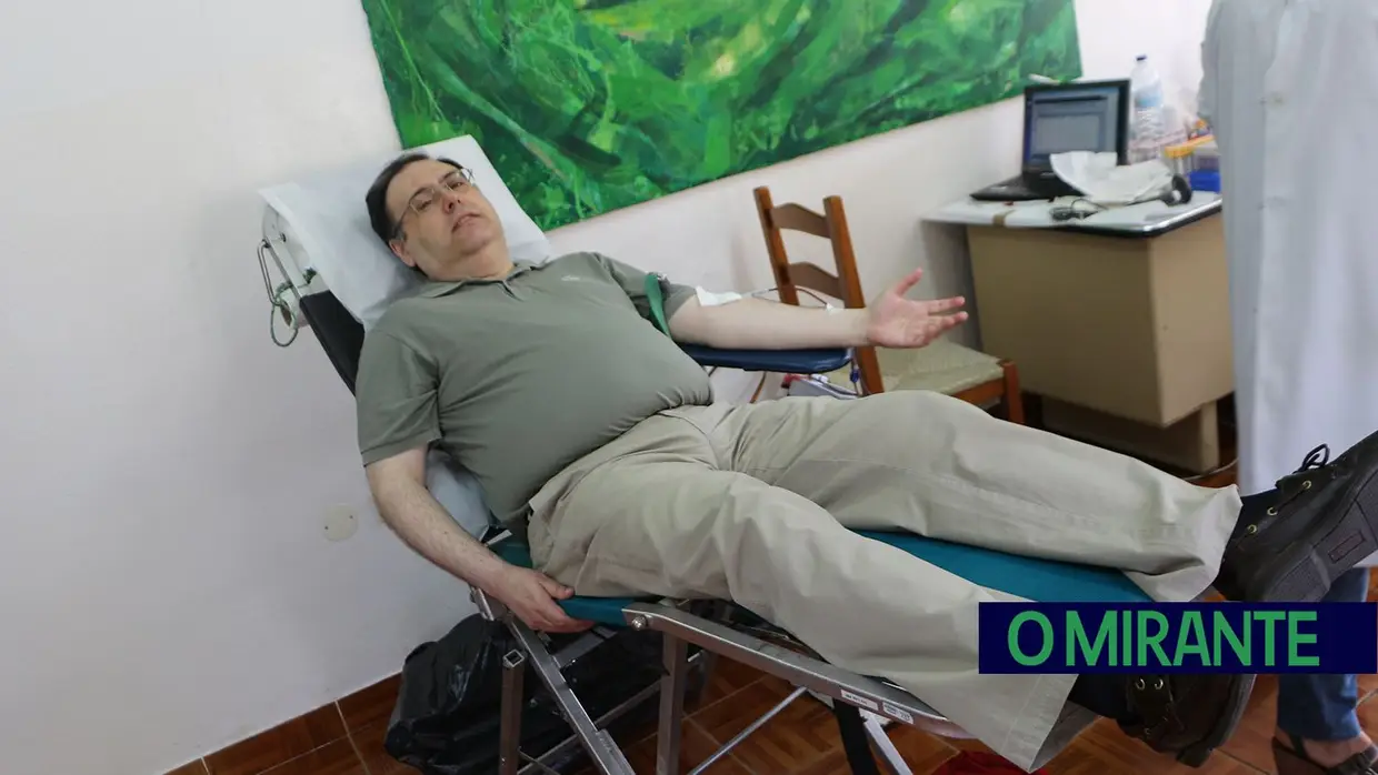 Dádiva de Sangue nas instalações de O MIRANTE em Santarém