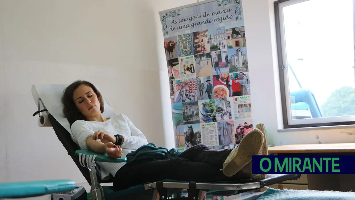 Dádiva de Sangue nas instalações de O MIRANTE em Santarém