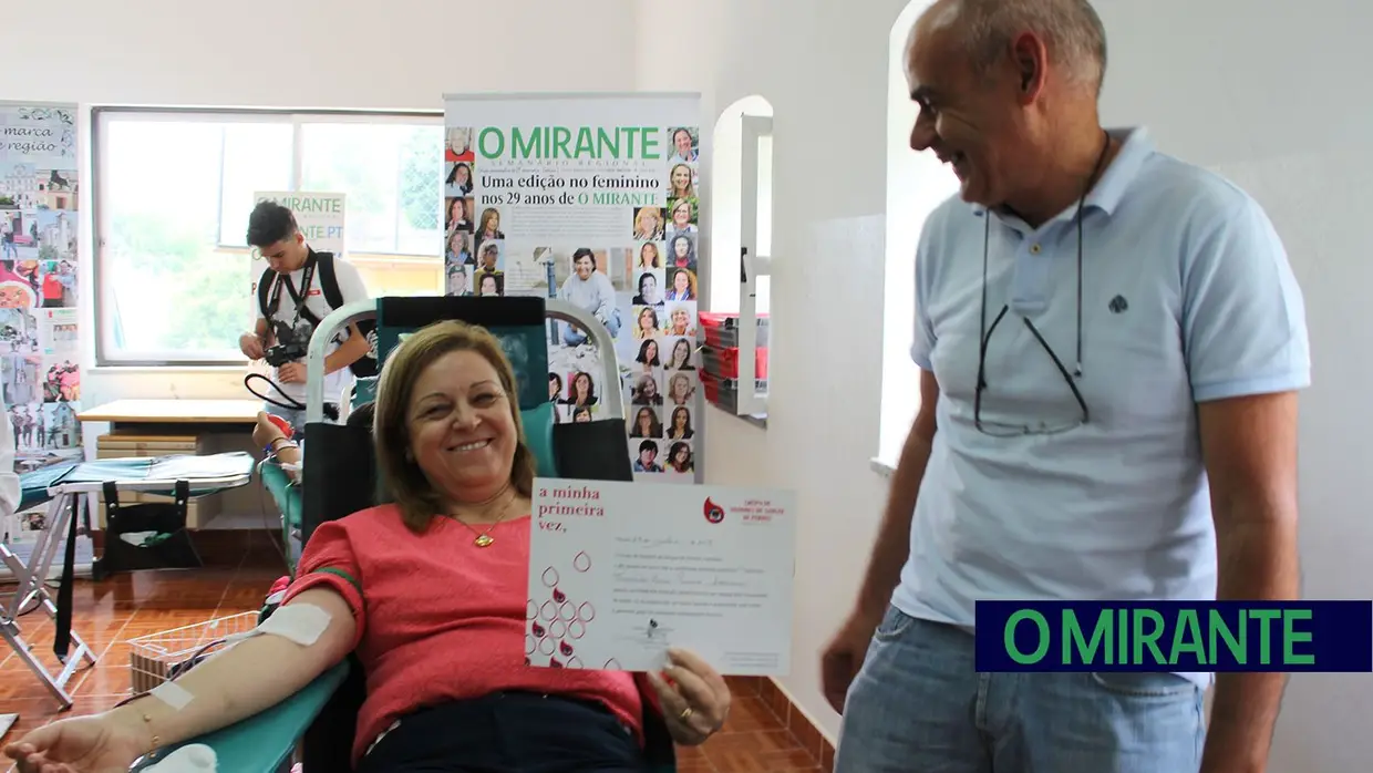 Dádiva de Sangue nas instalações de O MIRANTE em Santarém