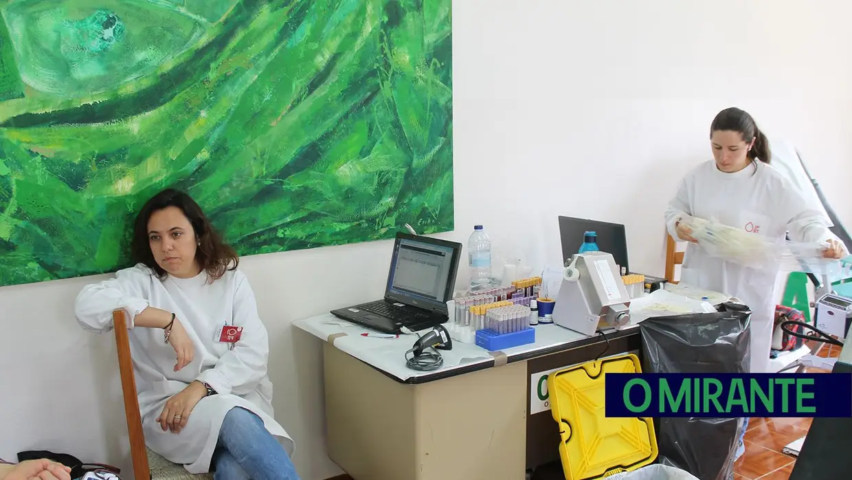 Dádiva de Sangue nas instalações de O MIRANTE em Santarém